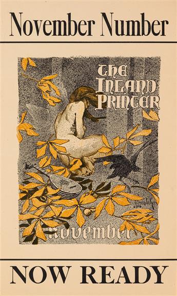 JOSEPH C. LEYENDECKER (1874-1951). THE INLAND PRINTER. Two posters. 1897. Each approximately 17x10 inches, 43x25 cm.